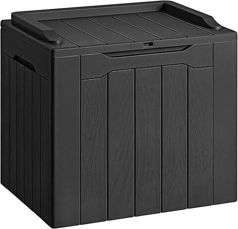 30 Gallon Resin Deck Box Waterproof top selling patio lawn and garden