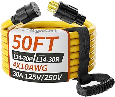 50FT 30 Amp Generator Extension Cord best selling patio lawn and garden