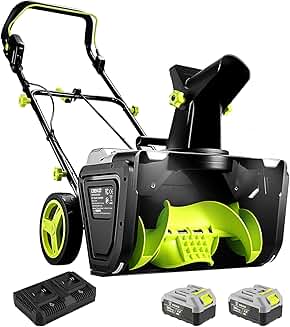 Cordless Snow Blower 40V|20-Inch Cordless Snow Thrower top selling patio lawn and garden