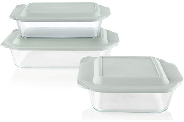 Pyrex Deep 3-Pack Glass Baking Dish Set top seller