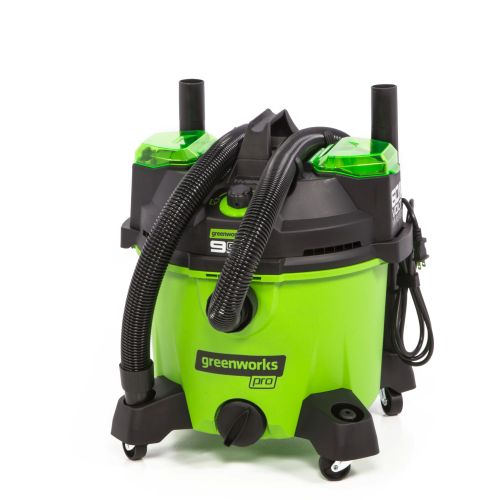 Greenworks Leading Battery Power Tools 60V 9-Gallon ACDC Wet Dry Vacuum