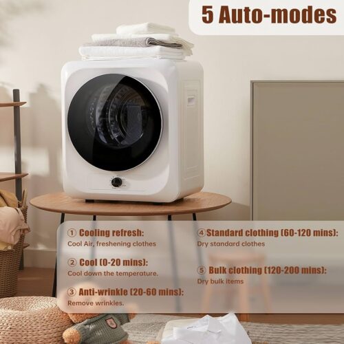Auertech 1.5 Cu.Ft Portable Clothes Dryer not washer