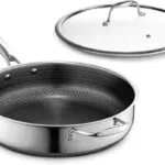 HexClad Hybrid Nonstick 4.5-Quart Deep Sauté Pan top seller