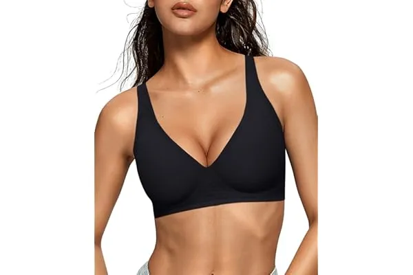 Clothes and Shoes V-neck sports bra