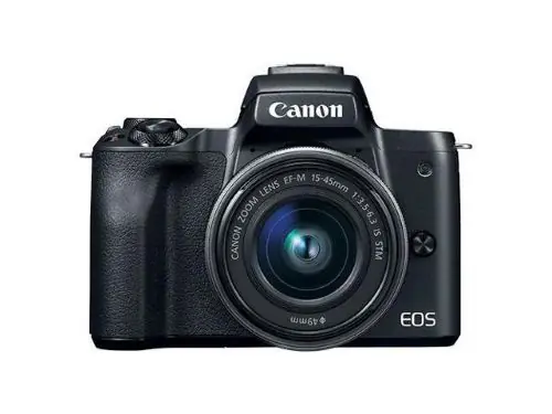 Canon EOS M50 Mirrorless Digital Camera with 15-45mm EF-M IS STM Lens Black Rakuten's E-Commerce