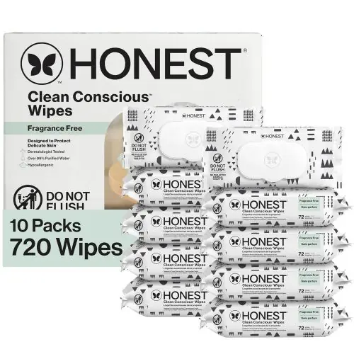 Top selling Baby Items The Honest Company hypoallergenic multi use baby wipes for sensitive skin 720 ct