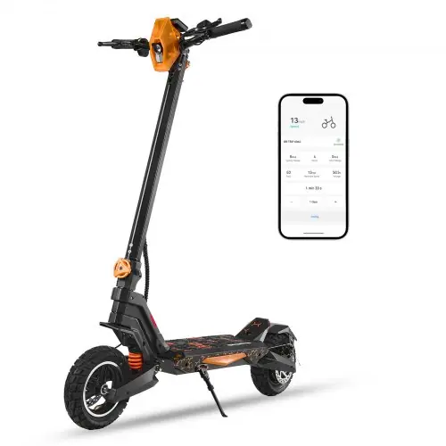 VEVOR online marketplace Electric Scooter, 500W Motor, 10-Inch Tires, 24 MPH Top Speed, 25 Miles Range, Folding E-Scooter for Adults with Dual Braking, Dual Suspension & App, Max Load 330 lbs, Foldable for Commuting