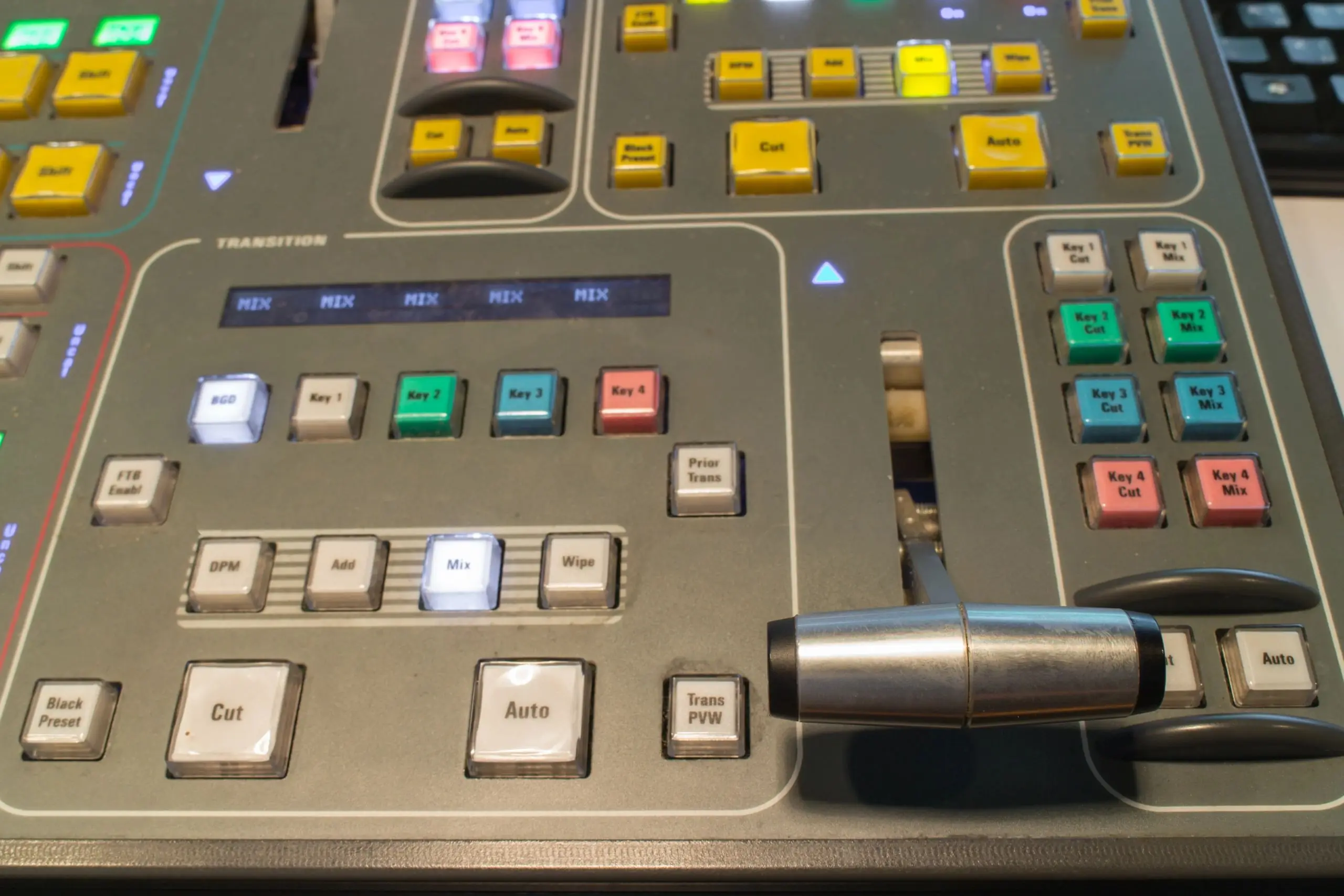 youtube yt Television production controls and video switcher