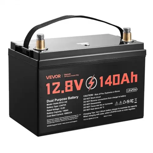 Exploring Vevors Mechanics Tools VEVOR 12V 140Ah Dual Purpose LiFePO4 Lithium Battery, 1000 CCA Group 31, Lithium-ion Starter Battery Plus Deep Cycle, Built-in Smart BMS, Car Start-Stop, for Automotive, Trolling Motor, Marine, RV