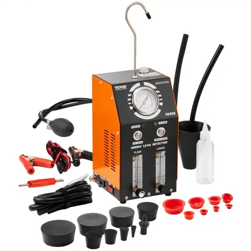Exploring Vevors Mechanics Tools VEVOR Automotive Smoke Machine Leak Detector, EVAP Smoke Machine Leak Tester with Built-in Air Pump, Pressure Gauge, Oil Level & Flow Meter, 2-Mode Vacuum Diagnostic Detector for EVAP Fuel Pipe System