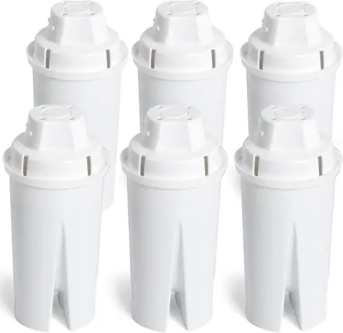 Amazon Basics Products Enhanced Replacement Water Filters for Pitchers, BPA-Free, WQA & NSF Certified, Compatible with Brita Pitchers & Drinking Water Filter 