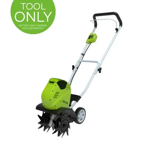 Greenworks Leading Battery Power Tools 40V 10" Cordless Cultivator Tiller
