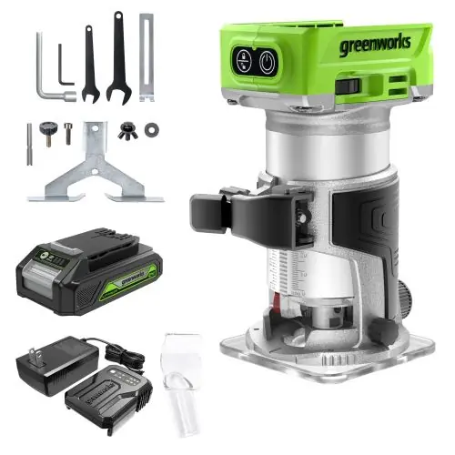 Greenworks Leading Battery Power Tools 24V Cordless Battery Compact Router