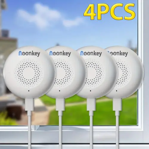 Temu USA Pet Supplies 4 PACK 2K Wireless Window Camera, 5GHz&2.4GHz WiFi Indoor Cameras for Home Security W/ ChroMax Al Color Night Vision,Person,Pet,Vehicle & Motion Detection,24/7 Recording,Easy & Quick Install