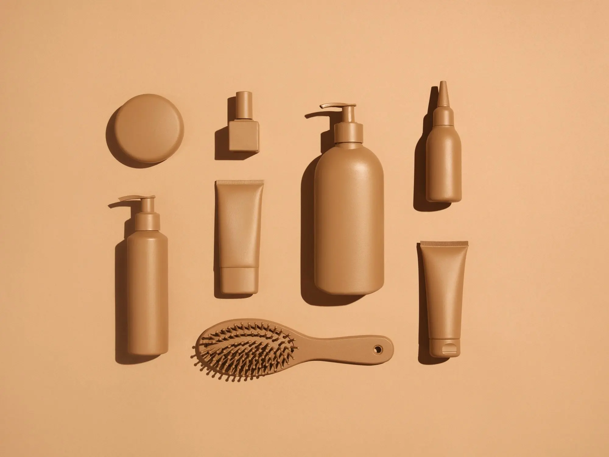 personalized skincare beauty supplies flat lay