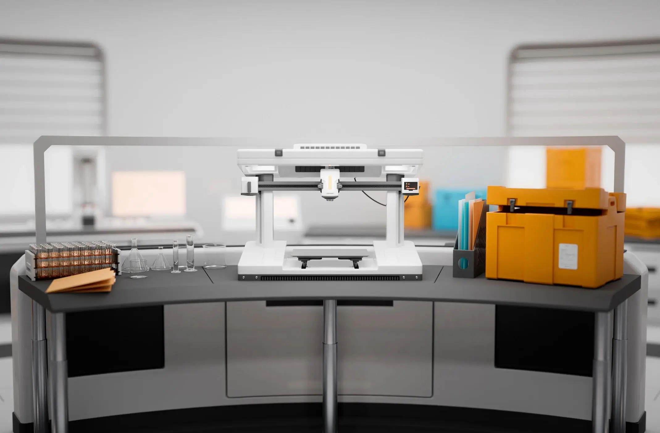 Rapid prototyping 3d printing Industrial 3D printer used for rapid prototyping