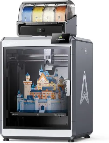 Creality K2 Plus Combo 3D Printer, Multi Color Printing with New CFS 600mm/s High-Speed