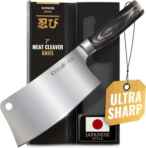 Cutluxe Meat Cleaver Knife