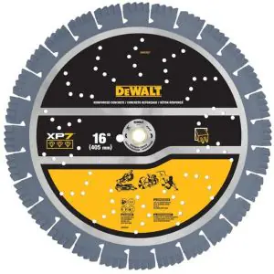 16 in. XP7 dewalt Reinforced Concrete Segmented Diamond Blade