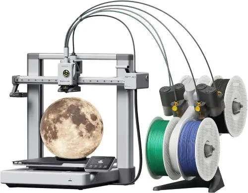 Bambu Lab A1 Combo + LED Lamp Kit, Support Multi-Color 3D Printing