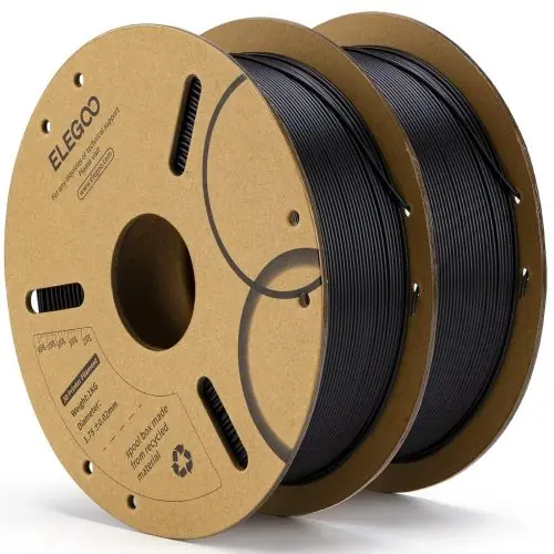 ELEGOO PLA Filament 1.75mm Black 2KG, 3D Printer Filament