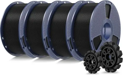 SUNLU PLA+2.0 3D Printer Filament Bundle, 4KG Upgrade PLA+ Filament
